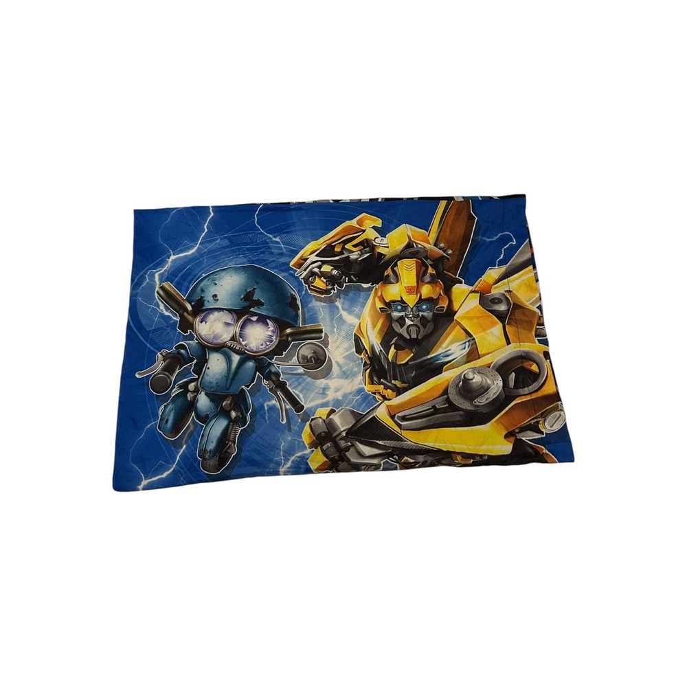 Transformers Autobot Strong Pillowcase Bumblebee Optimus Prime Blue